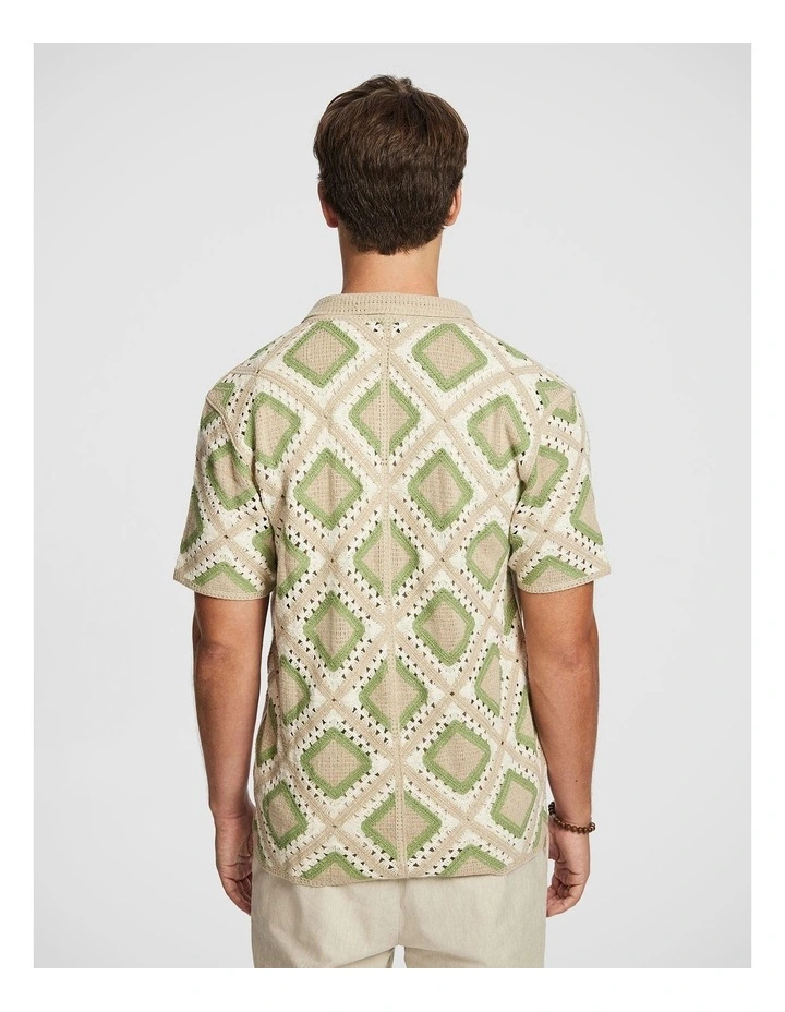Howe Crochet Shirt in Natural image 3