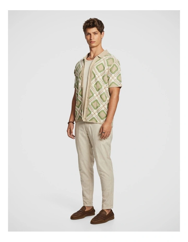 Howe Crochet Shirt in Natural image 5