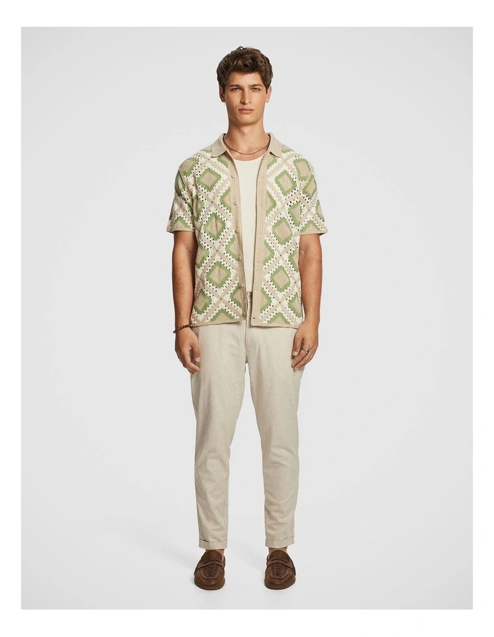 Howe Crochet Shirt in Natural image 6