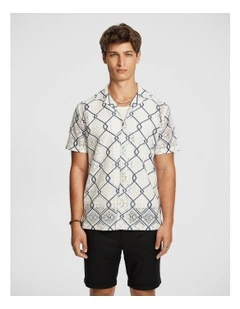 Bruno Crochet Shirt in White