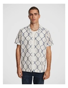 Bruno Crochet Shirt in White