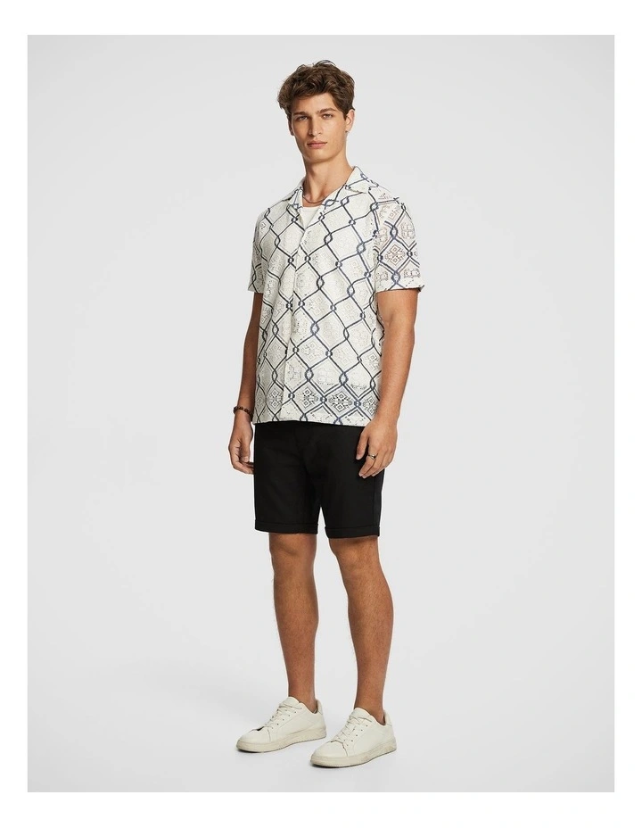 Bruno Crochet Shirt in White image 4