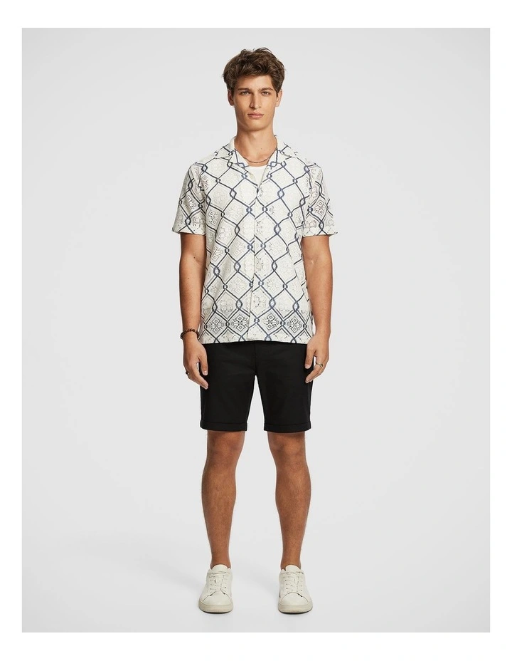 Bruno Crochet Shirt in White image 5