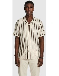 Hemes Stripe Shirt in Rust
