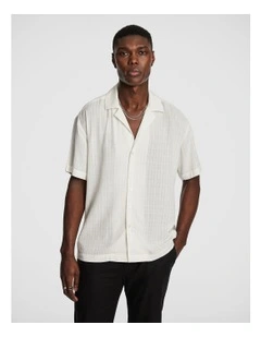 Howard Check Shirt in White