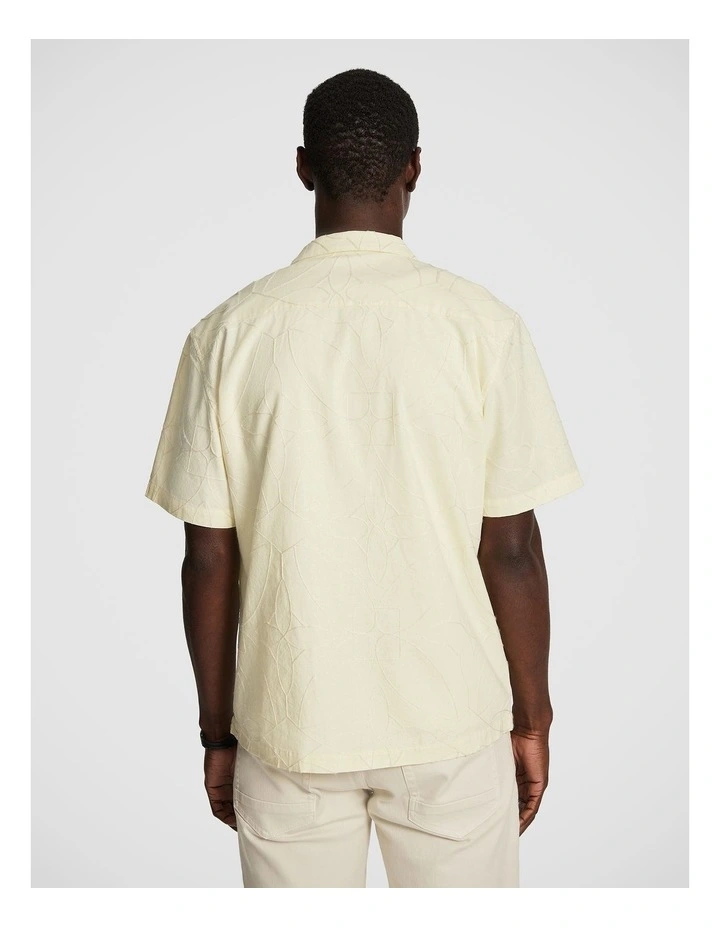 Solstice Embroidered Shirt in Yellow image 2