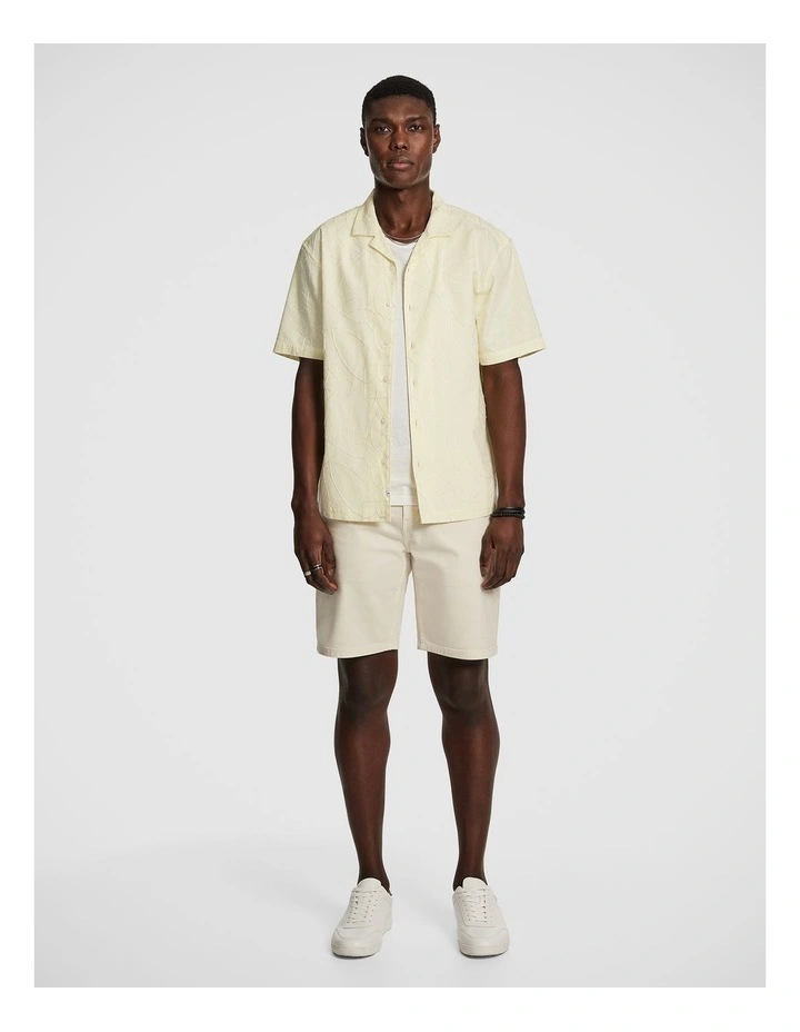 Solstice Embroidered Shirt in Yellow image 5