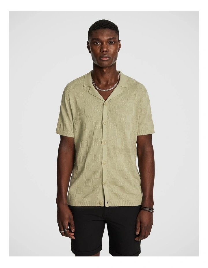 Edwards Knit Shirt in Green image 1