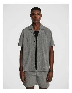 Mitch Jersey Shirt in Black