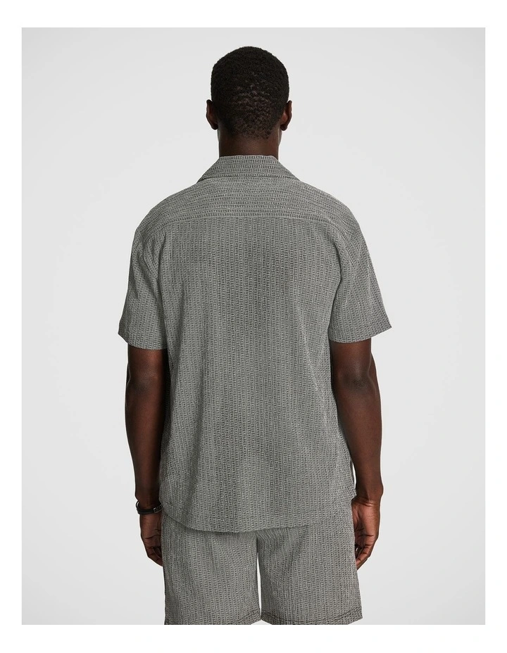 Mitch Jersey Shirt in Black image 2