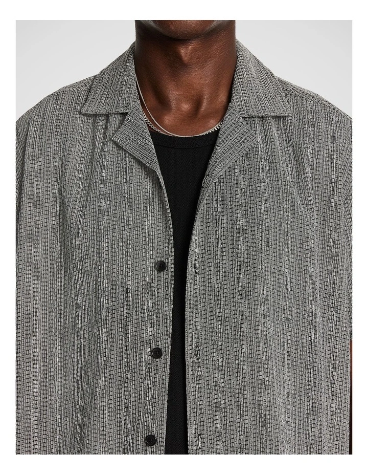 Mitch Jersey Shirt in Black image 3