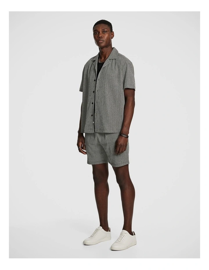 Mitch Jersey Shirt in Black image 4