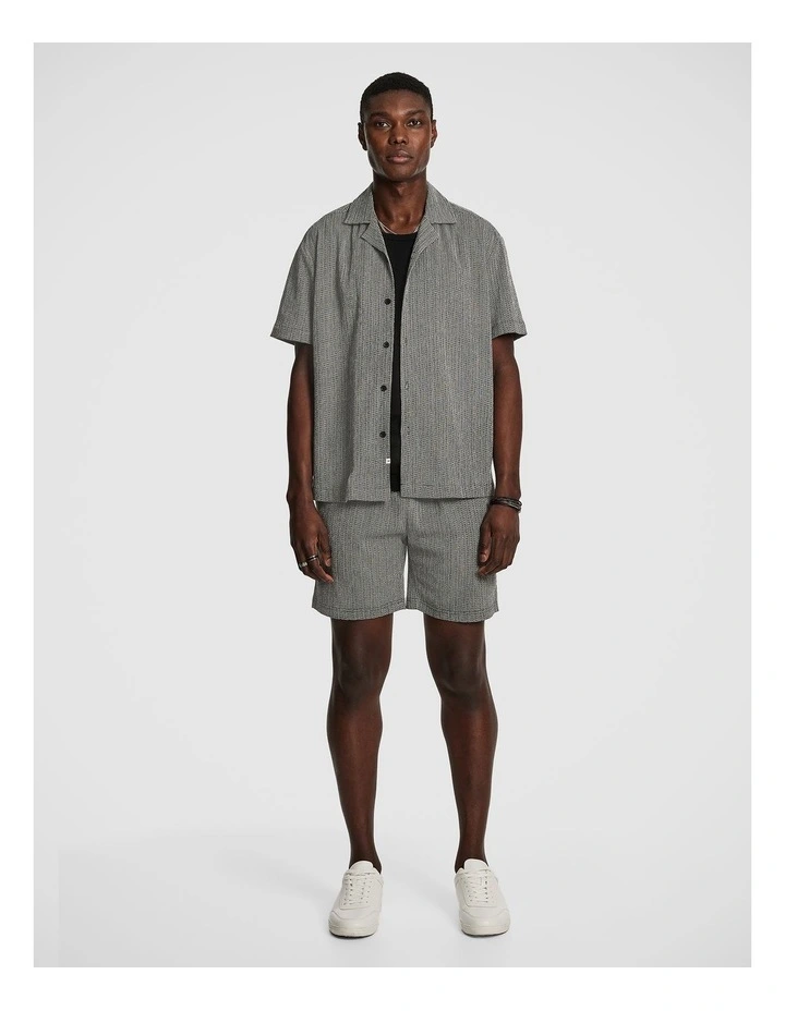 Mitch Jersey Shirt in Black image 5