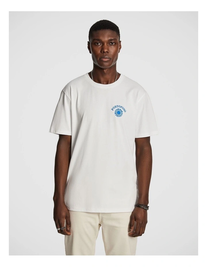 Salvatore Graphic Tee in White image 1