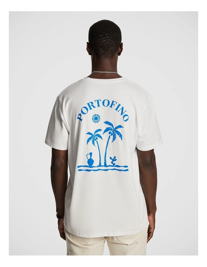 Salvatore Graphic Tee in White image 2