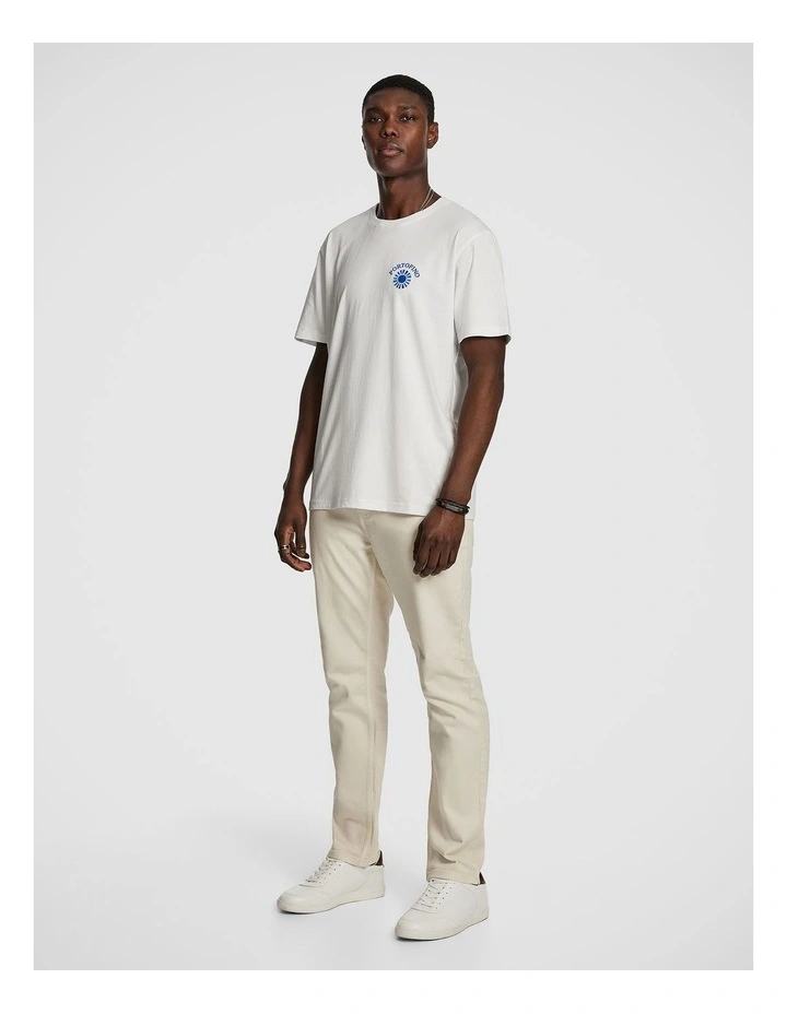 Salvatore Graphic Tee in White image 4