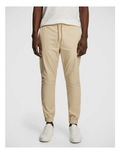 Bowie Cuffed Chino in Natural