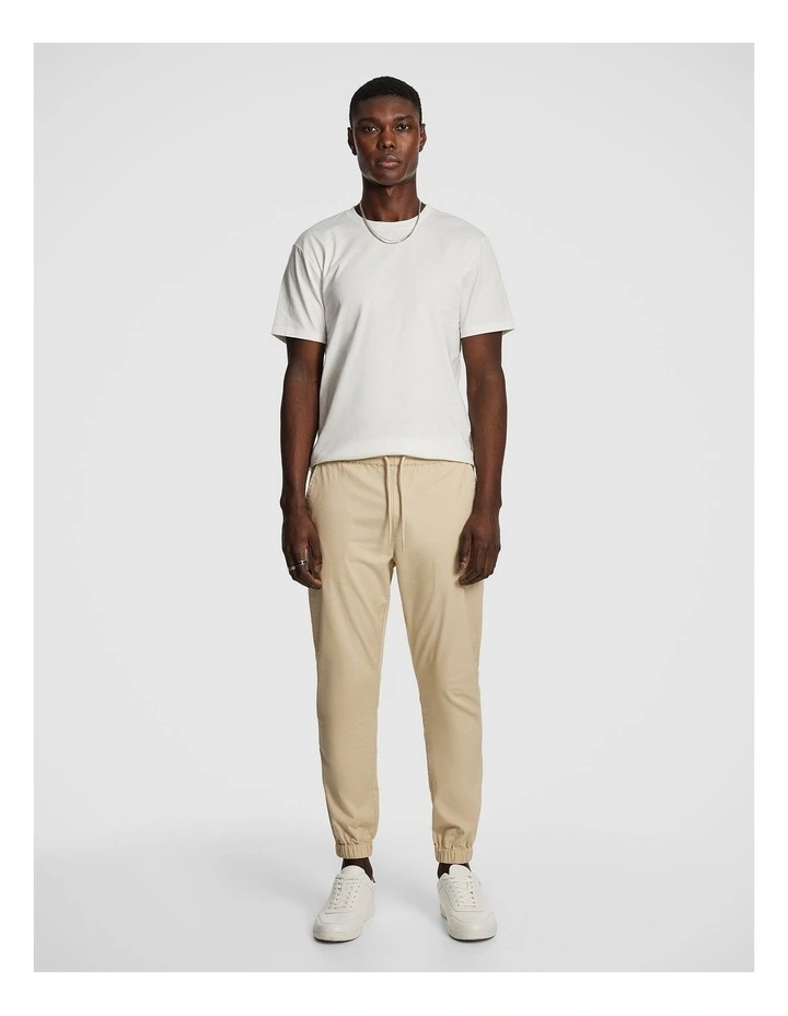 Bowie Cuffed Chino in Natural image 4