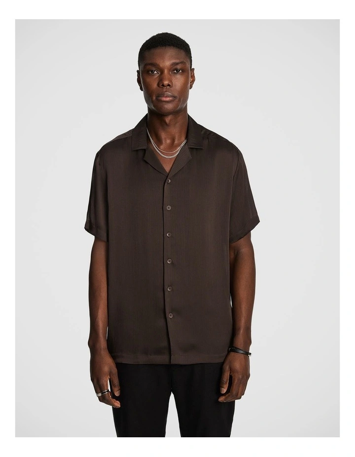 Hayden Shirt in Chocolate image 1