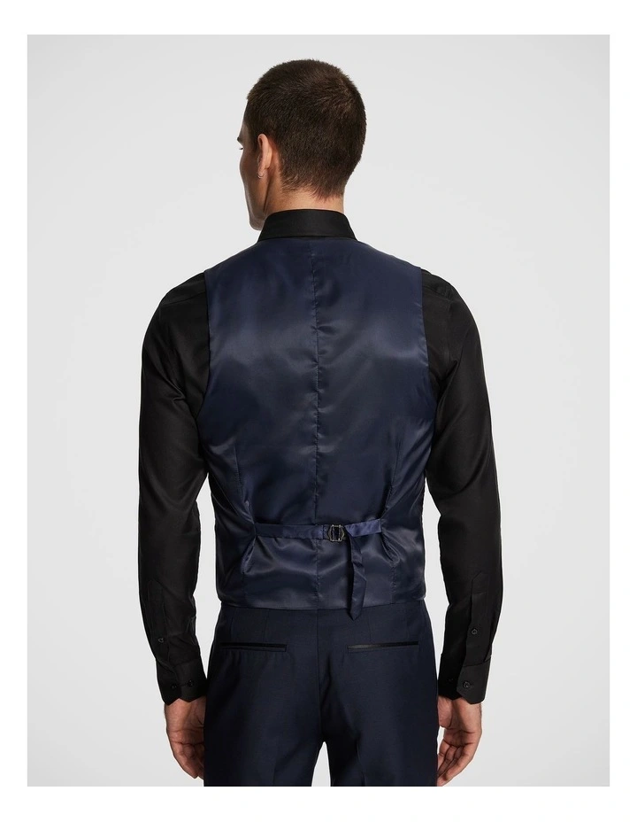 Casino Waistcoat in Navy image 2