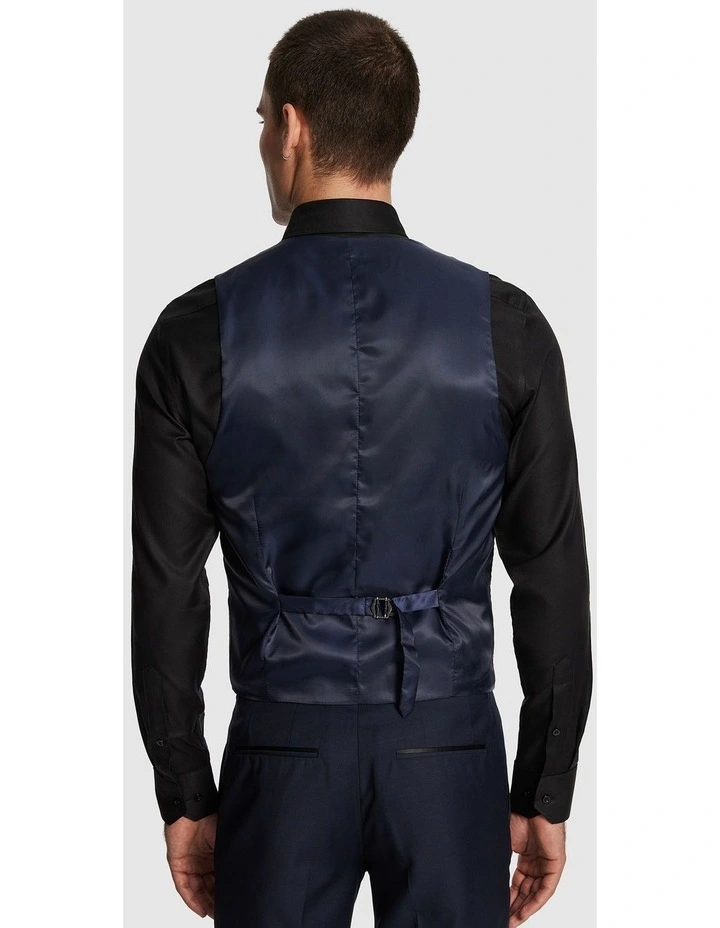 Casino Waistcoat in Navy image 2
