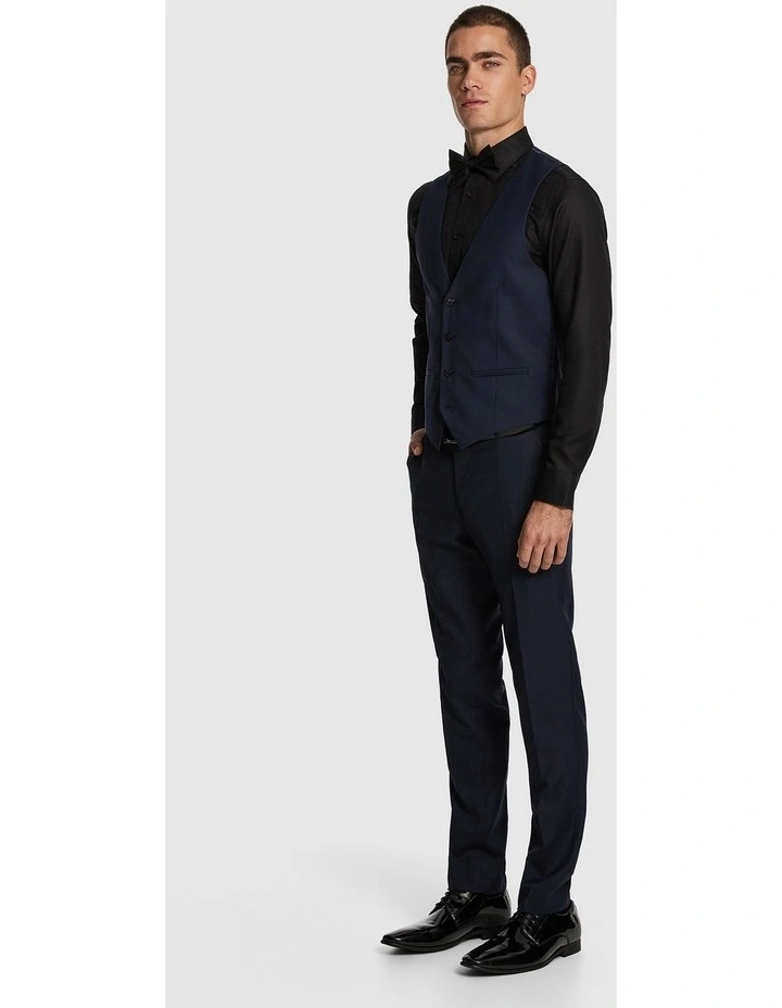 Casino Waistcoat in Navy image 4