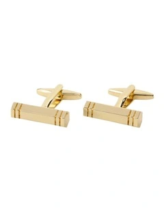 Barclays Cufflinks in Gold