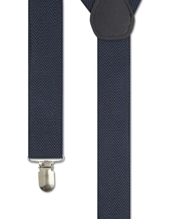Herringbone Braces in Navy image 2