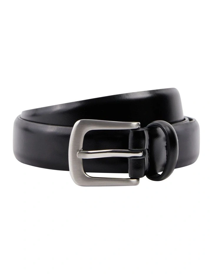 Aiden Textured Belt in Black image 1