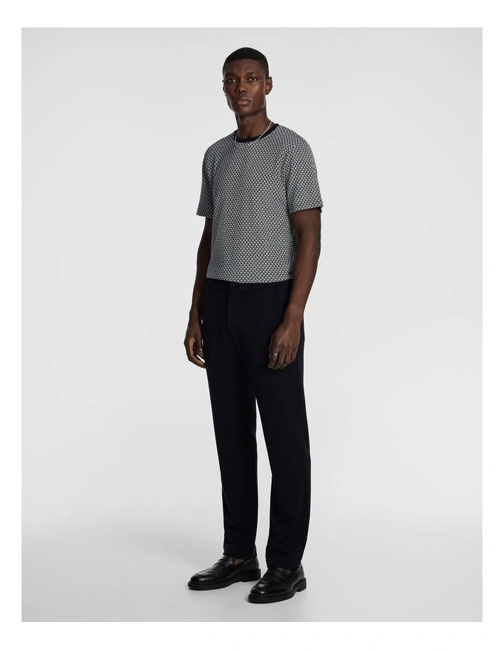 Comfort Tapered Chino in Ink image 5