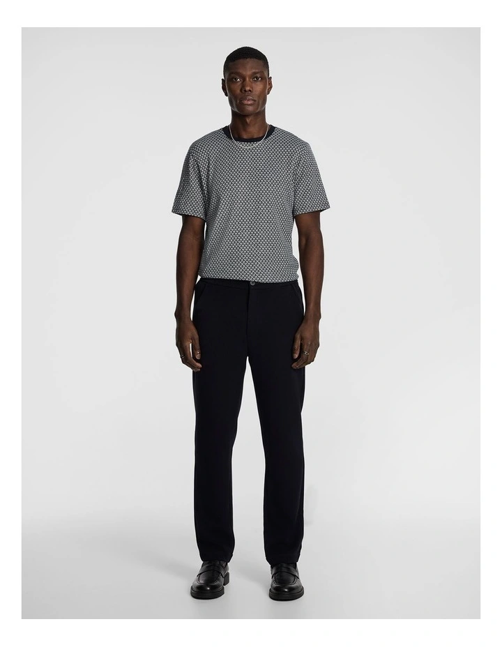 Comfort Tapered Chino in Ink image 6