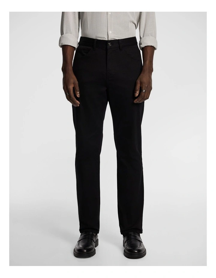 Bronson Straight Chino in Black image 1