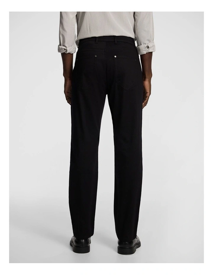 Bronson Straight Chino in Black image 2