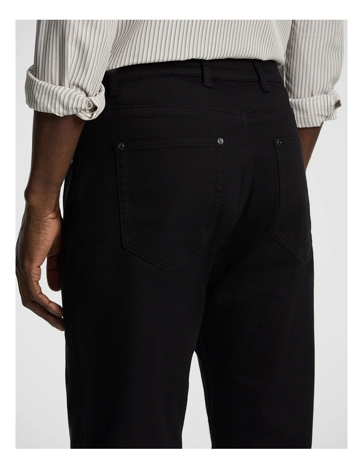 Bronson Straight Chino in Black image 4