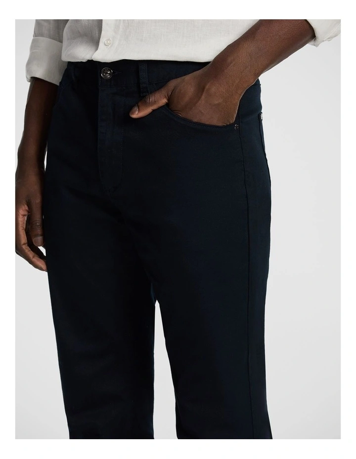 Bronson Straight Chino in Blue image 3