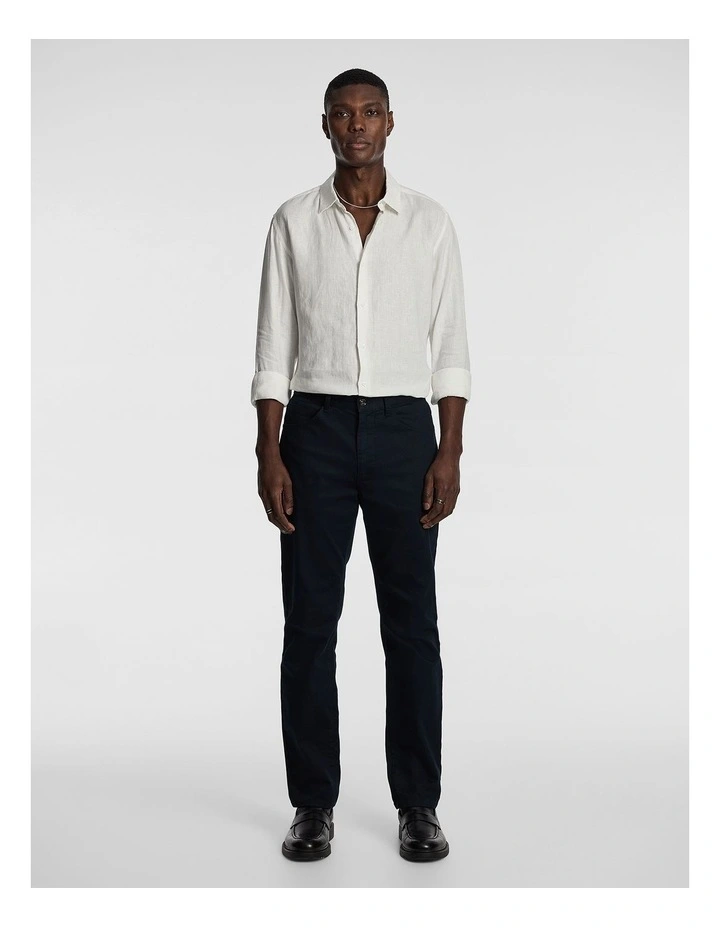 Bronson Straight Chino in Blue image 6