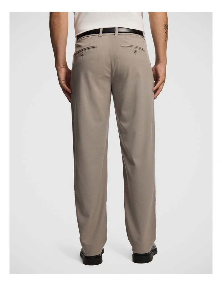 Lennox Wide Chino in Stone image 2