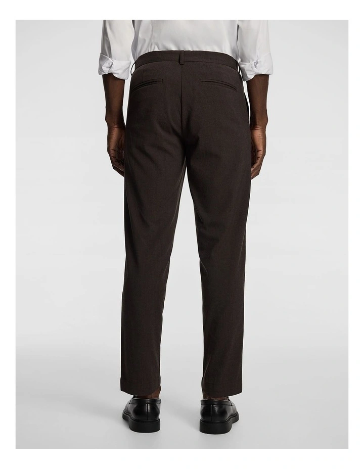 Diesel Slim Cropped Chino in Brown image 2