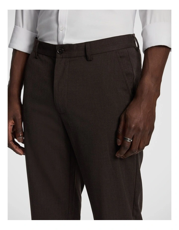 Diesel Slim Cropped Chino in Brown image 3