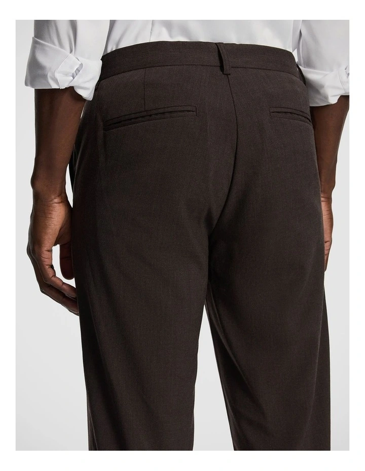 Diesel Slim Cropped Chino in Brown image 4