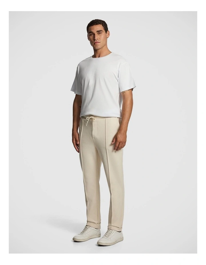 Angelo Tapered Jogger in Natural image 5