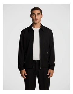 Lennox Smart Zip Jacket in Black