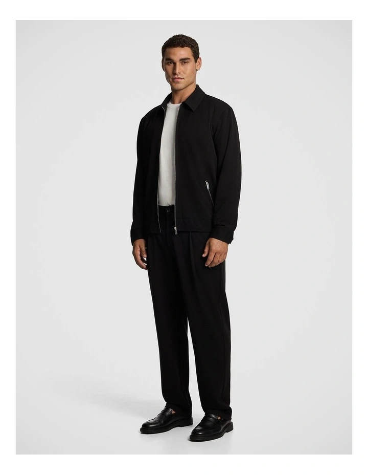 Lennox Smart Zip Jacket in Black image 4