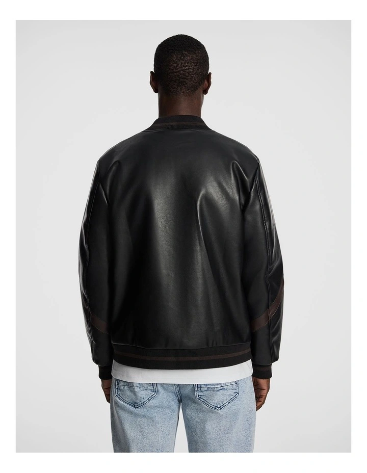 Lando Moto Jacket in Black image 3