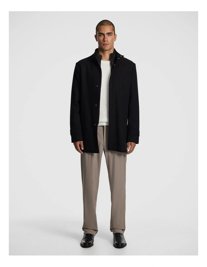 Waylon Melton Coat in Black image 2