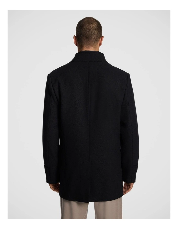 Waylon Melton Coat in Black image 3