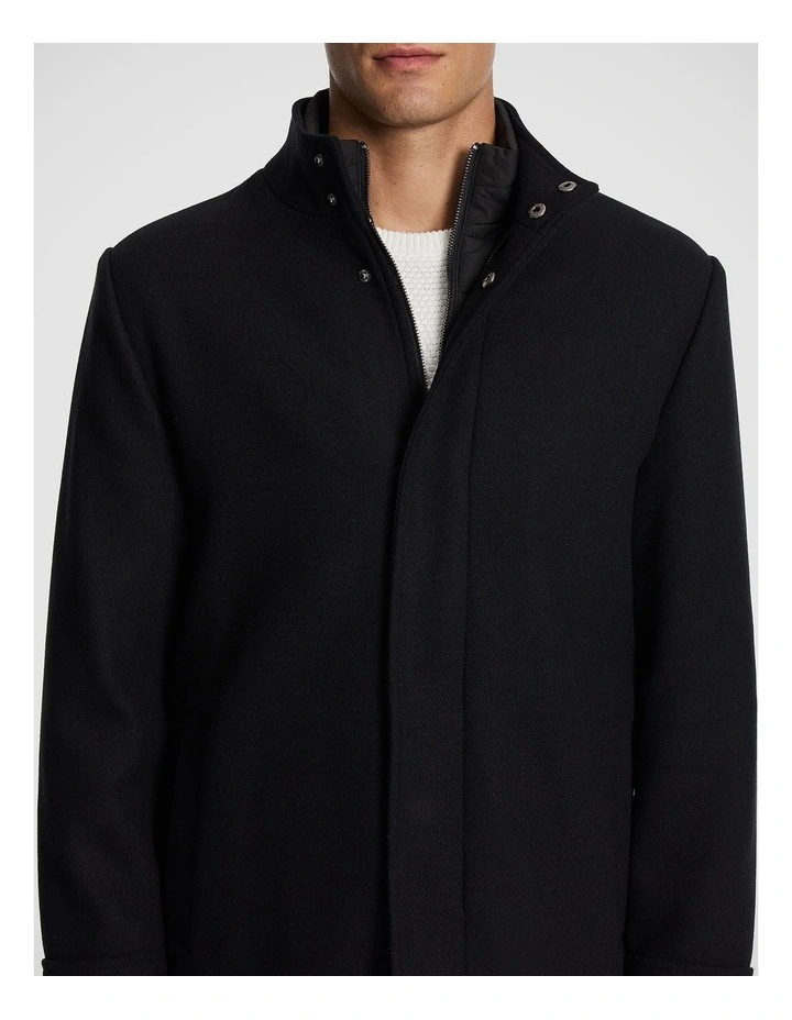 Waylon Melton Coat in Black image 5