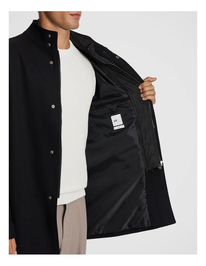 Waylon Melton Coat in Black image 6