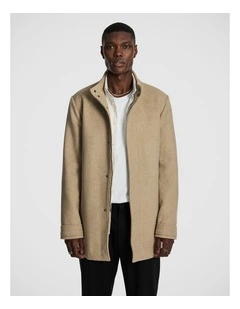 Lincoln Melton Coat in Beige