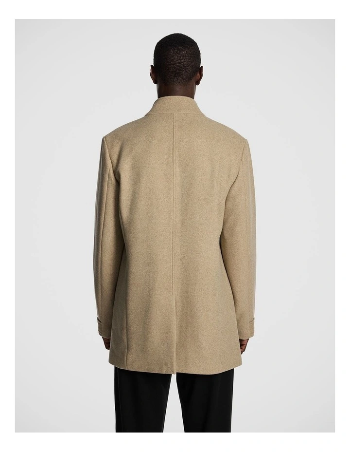 Lincoln Melton Coat in Beige image 3